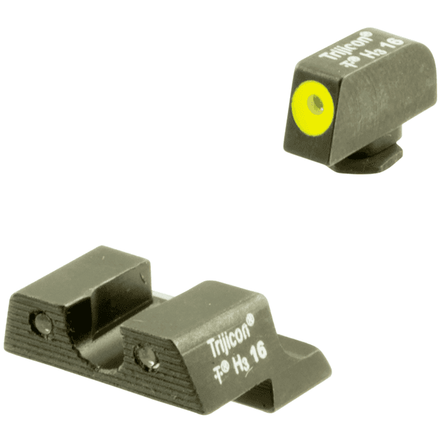 Trijicon HD Night Sights, Green/Tritium Yellow Outline Front Sight-Green Tritium Black Outline Rear Sight Glock 42/43 - 600784 Trijicon HD Night Sights, Green/Tritium Yellow Outline Front Sight-Green Tritium Black Outline Rear Sight Glock 42/43 - 600784