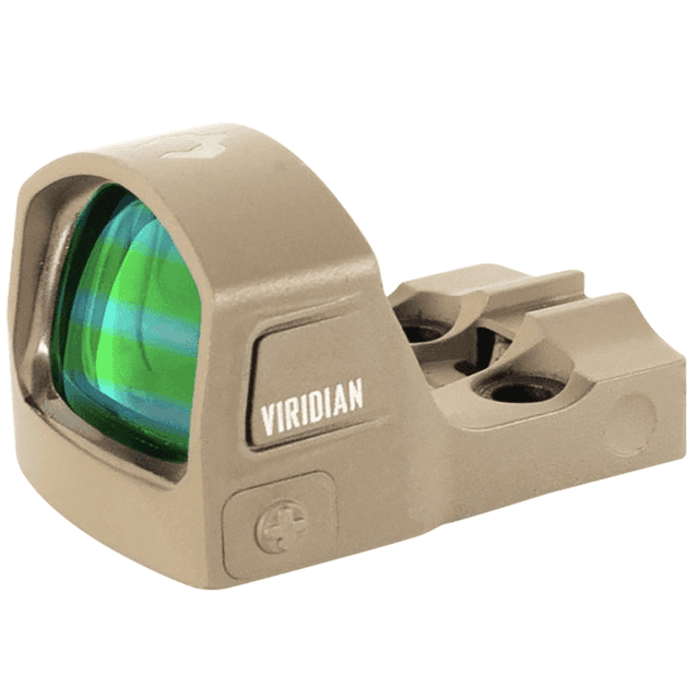 Viridian RFX15 Red Dot Sight, FDE 1 x 17 mm x 24 mm 3 MOA Green Dot Shield/Picatinny - 9810143 Viridian RFX15 Red Dot Sight, FDE 1 x 17 mm x 24 mm 3 MOA Green Dot Shield/Picatinny - 9810143
