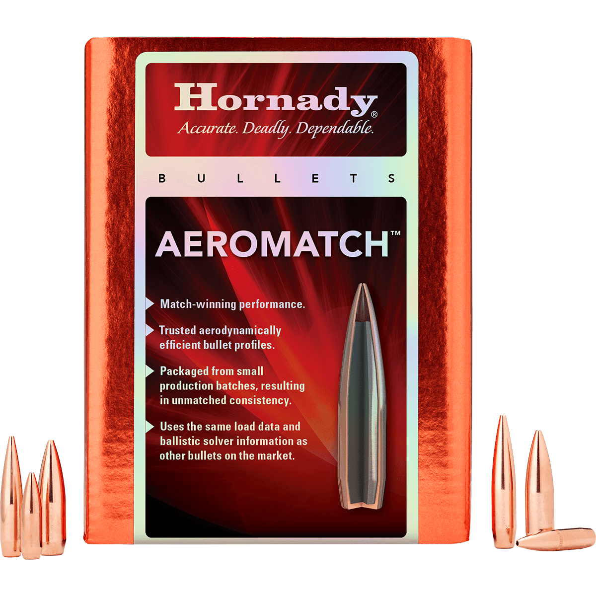 Hornady 227771 22Cal .224 77gr Hollow Point Boat Tail 500 Per Box Hornady 227771 22Cal .224 77gr Hollow Point Boat Tail 500 Per Box