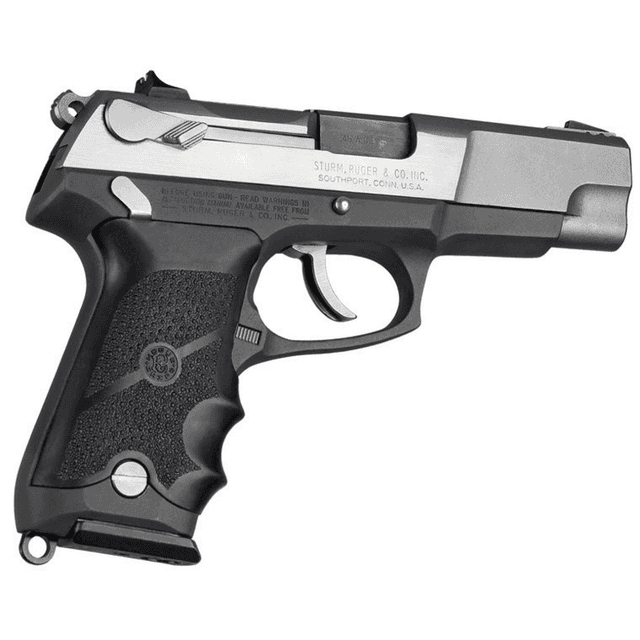 Hogue Rubber Grip, Black Rubber W Finger Grooves for Ruger P85, P91 - 85000 Hogue Rubber Grip, Black Rubber W Finger Grooves for Ruger P85, P91 - 85000