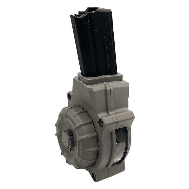 ProMag DRMA80-FDE 55rd Drum 5.7x28mm Fits AR Style Flat Dark Earth DuPont Zytel Polymer ProMag DRMA80-FDE 55rd Drum 5.7x28mm Fits AR Style Flat Dark Earth DuPont Zytel Polymer