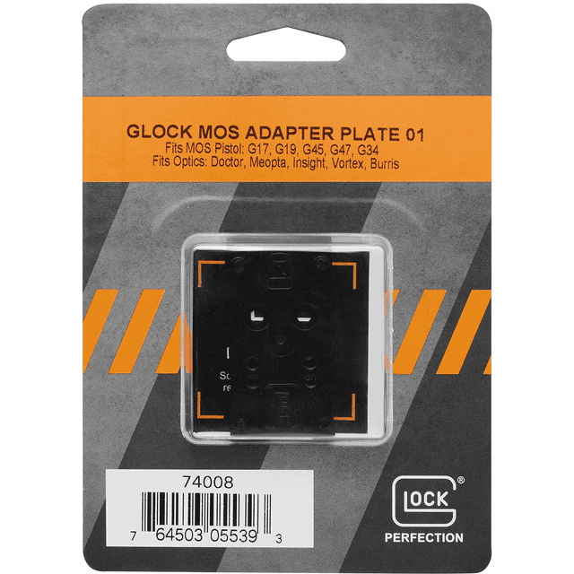 Glock 74008 MOS Adaptor Plate Black Glock 74008 MOS Adaptor Plate Black