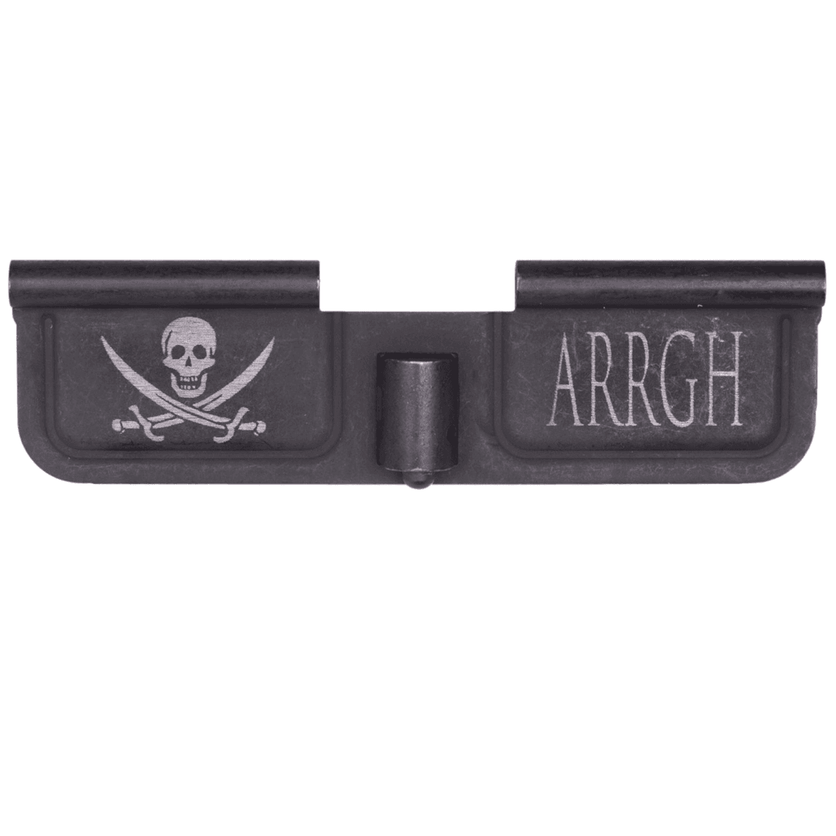 Spike's Tactical Pirate Ejection Port Door - AR-15, Black Phosphate Steel - SED7003 Spike's Tactical Pirate Ejection Port Door - AR-15, Black Phosphate Steel - SED7003
