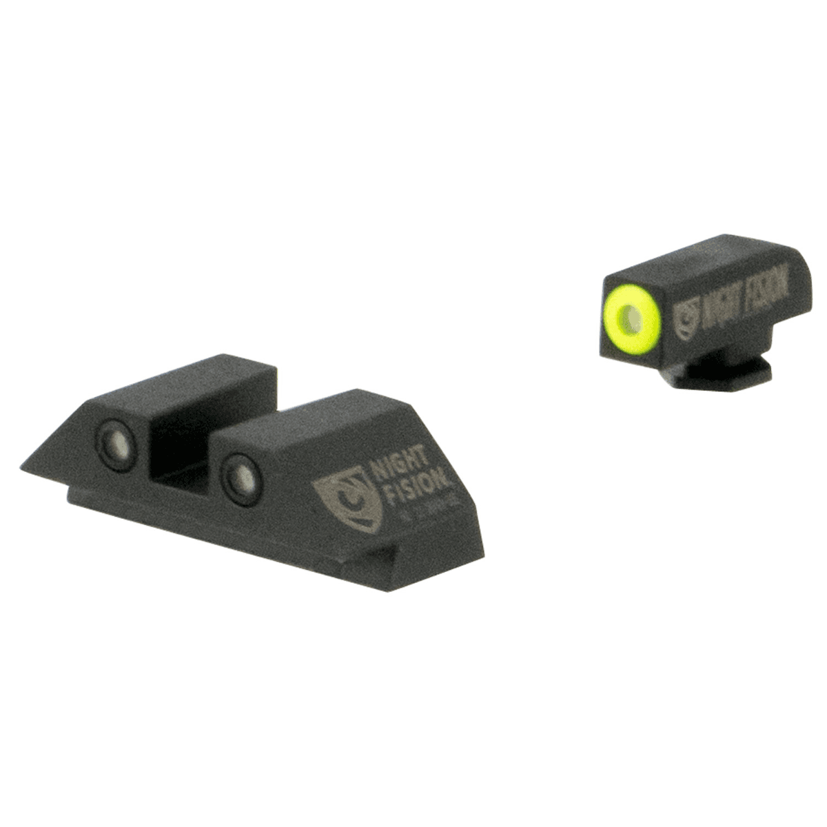 Night Fision Tritium Night Sights for Glock 17/19/22 – Green Tritium with Yellow Front Outline, Black Rear Outline – GLK001003YGZ Night Fision Tritium Night Sights for Glock 17/19/22 – Green Tritium with Yellow Front Outline, Black Rear Outline – GLK001003YGZ