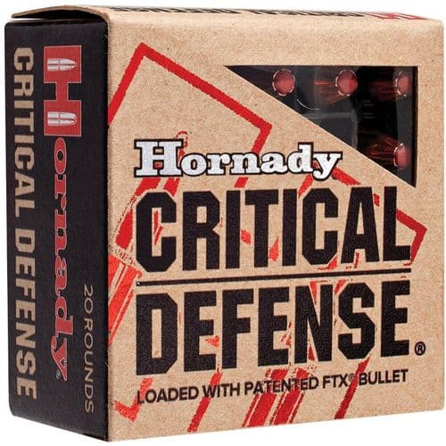 Hornady Critical Defense 45 Colt 185GR FTX 20 RDS 45 LC Hornady Critical Defense 45 Colt 185GR FTX 20 RDS 45 LC