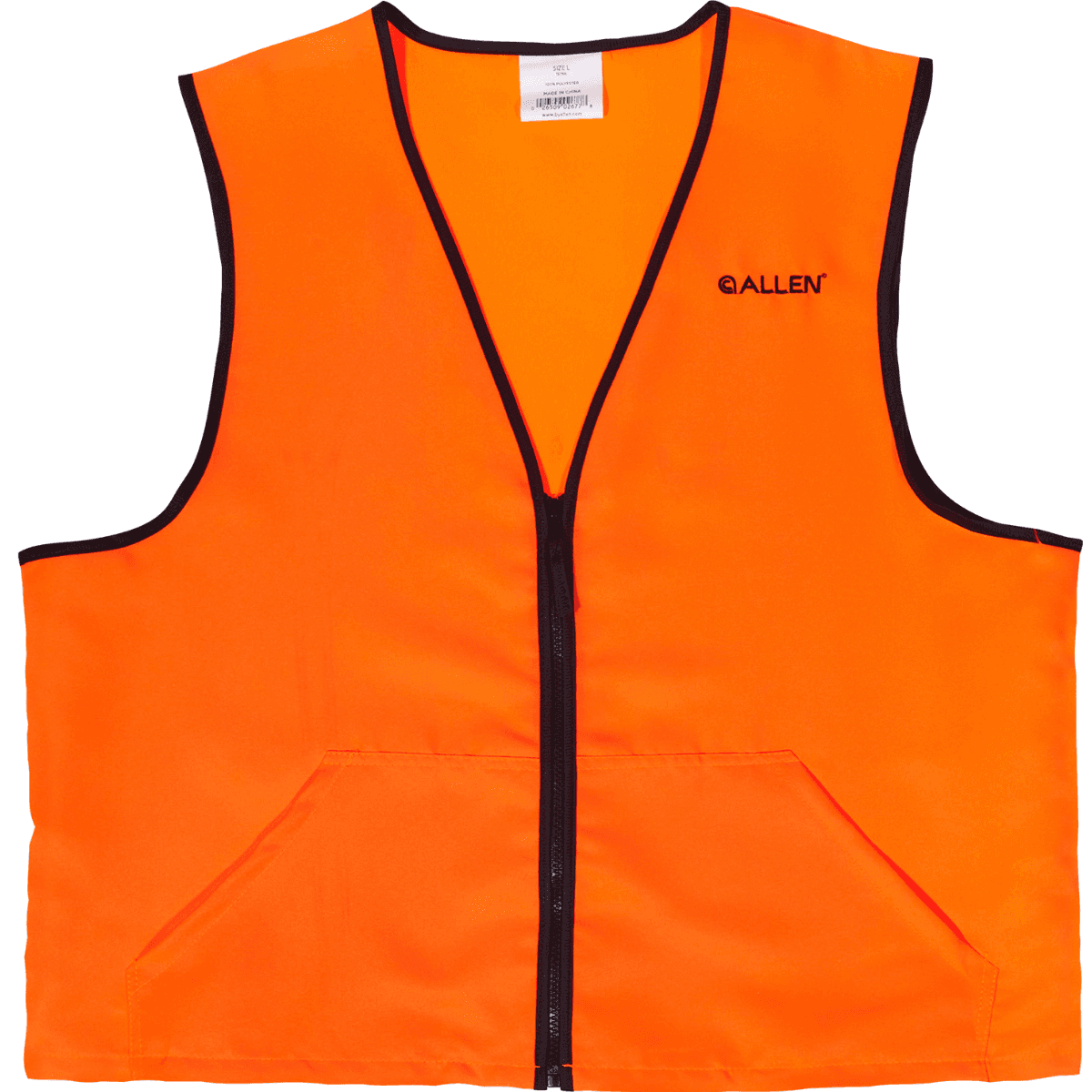 Allen Deluxe Hunting Vest Large Orange Polyester - 15766 Allen Deluxe Hunting Vest Large Orange Polyester - 15766