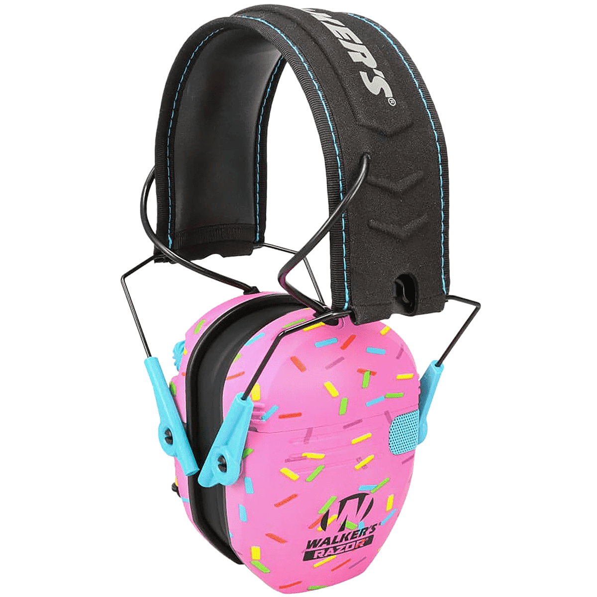 Walker's Razor Slim Electronic Muff, Pink Sprinkles 23 dB Over the Head - GWPRSEMSPRNKP Walker's Razor Slim Electronic Muff, Pink Sprinkles 23 dB Over the Head - GWPRSEMSPRNKP