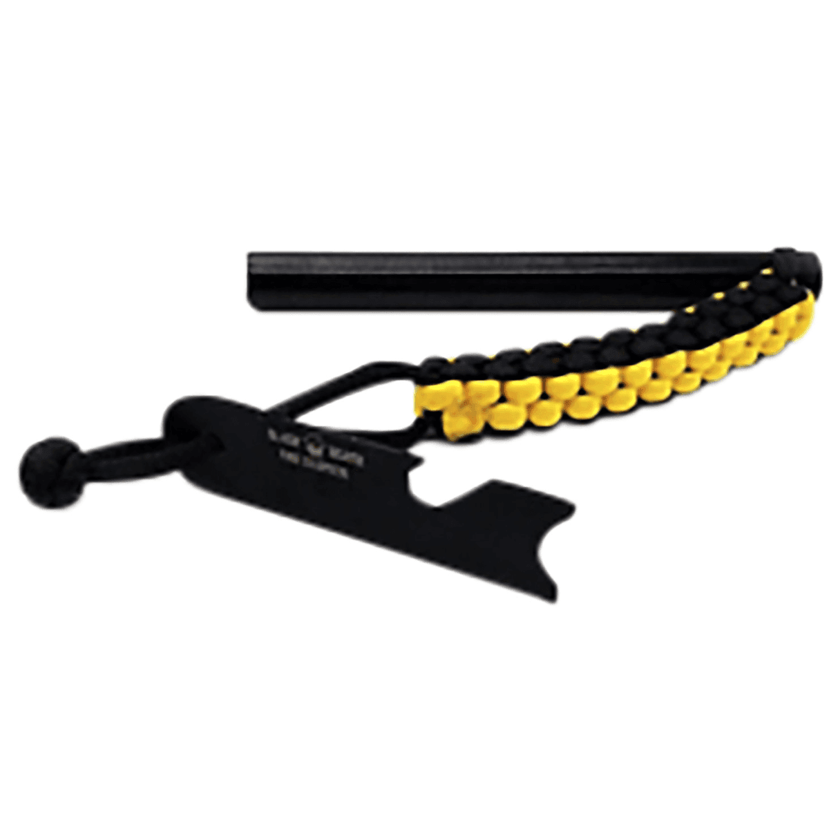 Black Beard Fire Starters Ferro Rod, Black/Yellow 7'' Long - FR Black Beard Fire Starters Ferro Rod, Black/Yellow 7'' Long - FR