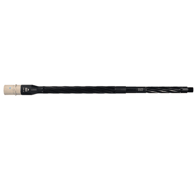 Faxon Firearms Match 308 Win 20" Spiral Fluted Black Salt Bath Nitride 416-R Stainless Barrel - 10B810R20SHQ5RNP3 Faxon Firearms Match 308 Win 20" Spiral Fluted Black Salt Bath Nitride 416-R Stainless Barrel - 10B810R20SHQ5RNP3