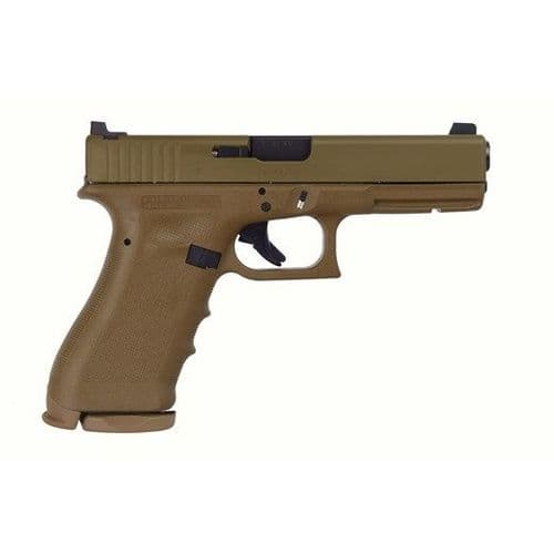 Glock 17 RTF2 Vickers Tactical 9mm Full FDE Cerakote Finish 17rd Mag PT1750004DE Glock 17 RTF2 Vickers Tactical 9mm Full FDE Cerakote Finish 17rd Mag PT1750004DE