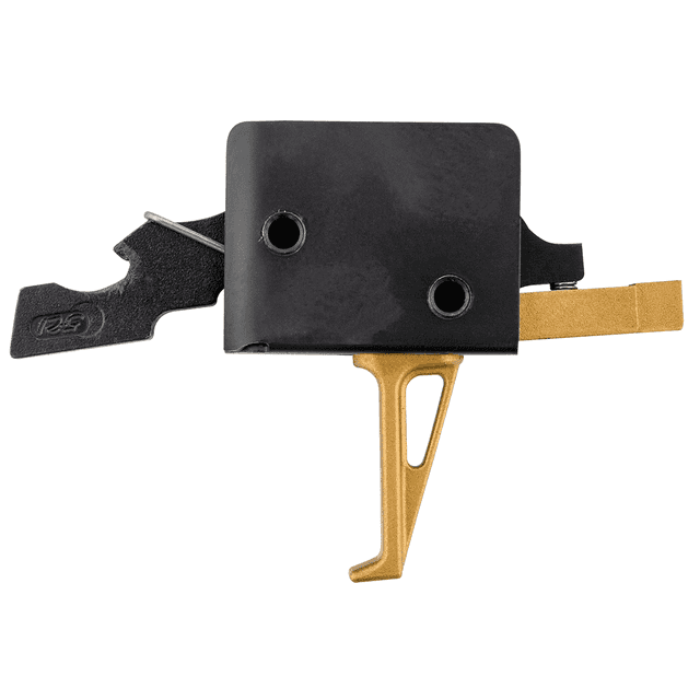 CMC Triggers 91503GF Drop-In Gold Finger Single-Stage Flat Trigger w/ 3-3.50 lbs Draw Weight & Gold Finish CMC Triggers 91503GF Drop-In Gold Finger Single-Stage Flat Trigger w/ 3-3.50 lbs Draw Weight & Gold Finish