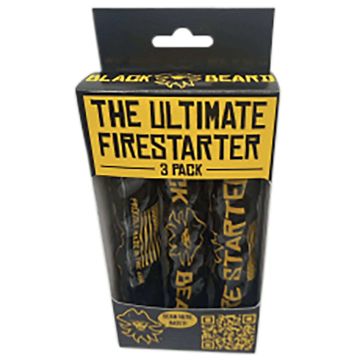 Black Beard Fire Starters Fire Rope, Black 3 Pack - 3PACK Black Beard Fire Starters Fire Rope, Black 3 Pack - 3PACK