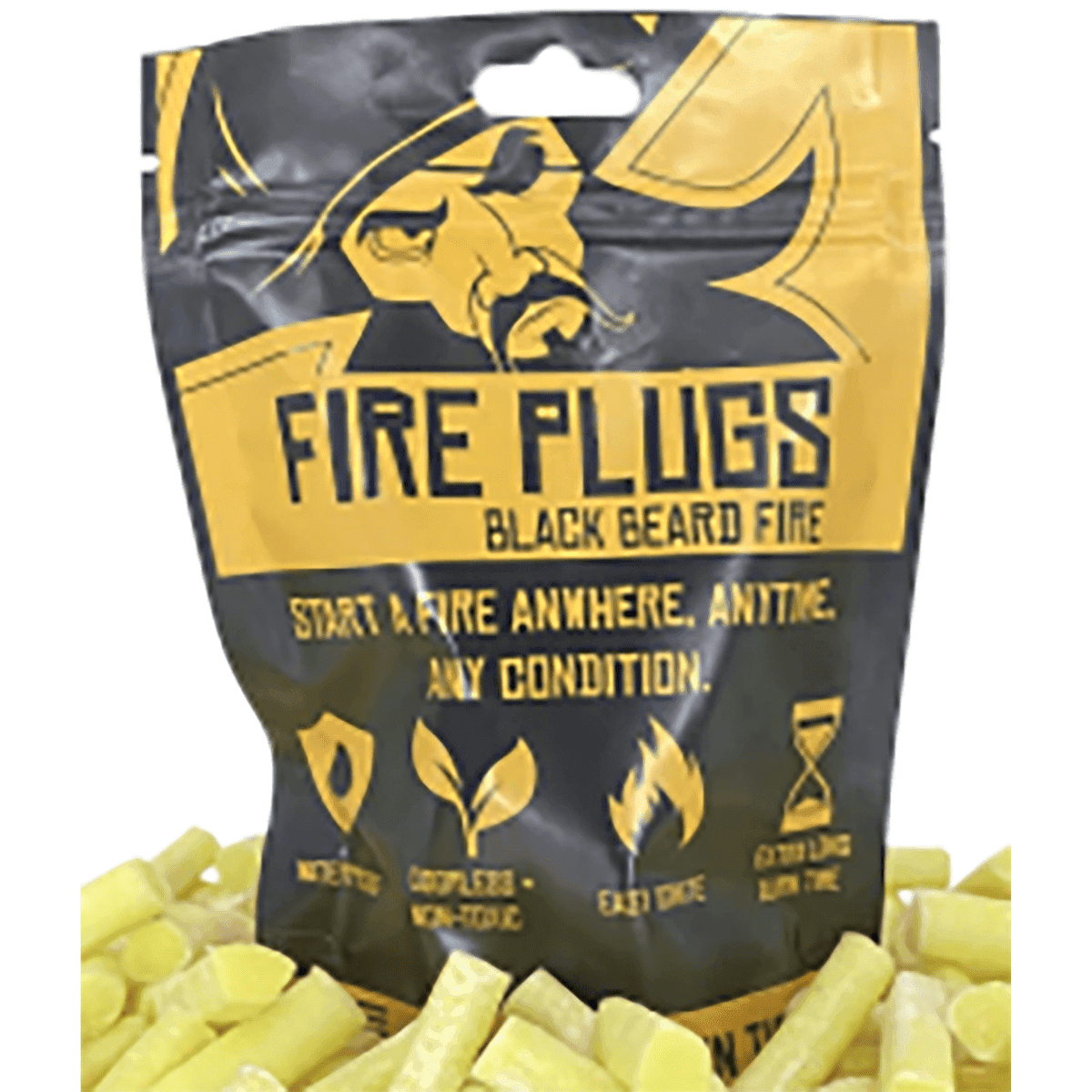 Black Beard Fire Starters Fire Plug, 50 Fire Plugs - PLUG Black Beard Fire Starters Fire Plug, 50 Fire Plugs - PLUG