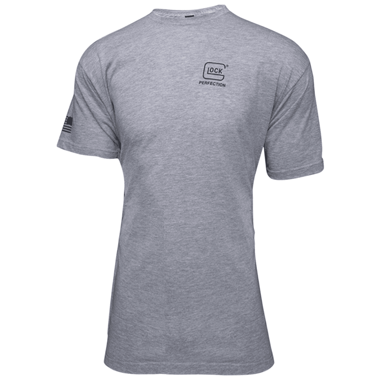 Glock We've Got Your Six Tee Shirt, Gray 2XL Cotton/Polyester Short Sleeve - AP95684 Glock We've Got Your Six Tee Shirt, Gray 2XL Cotton/Polyester Short Sleeve - AP95684