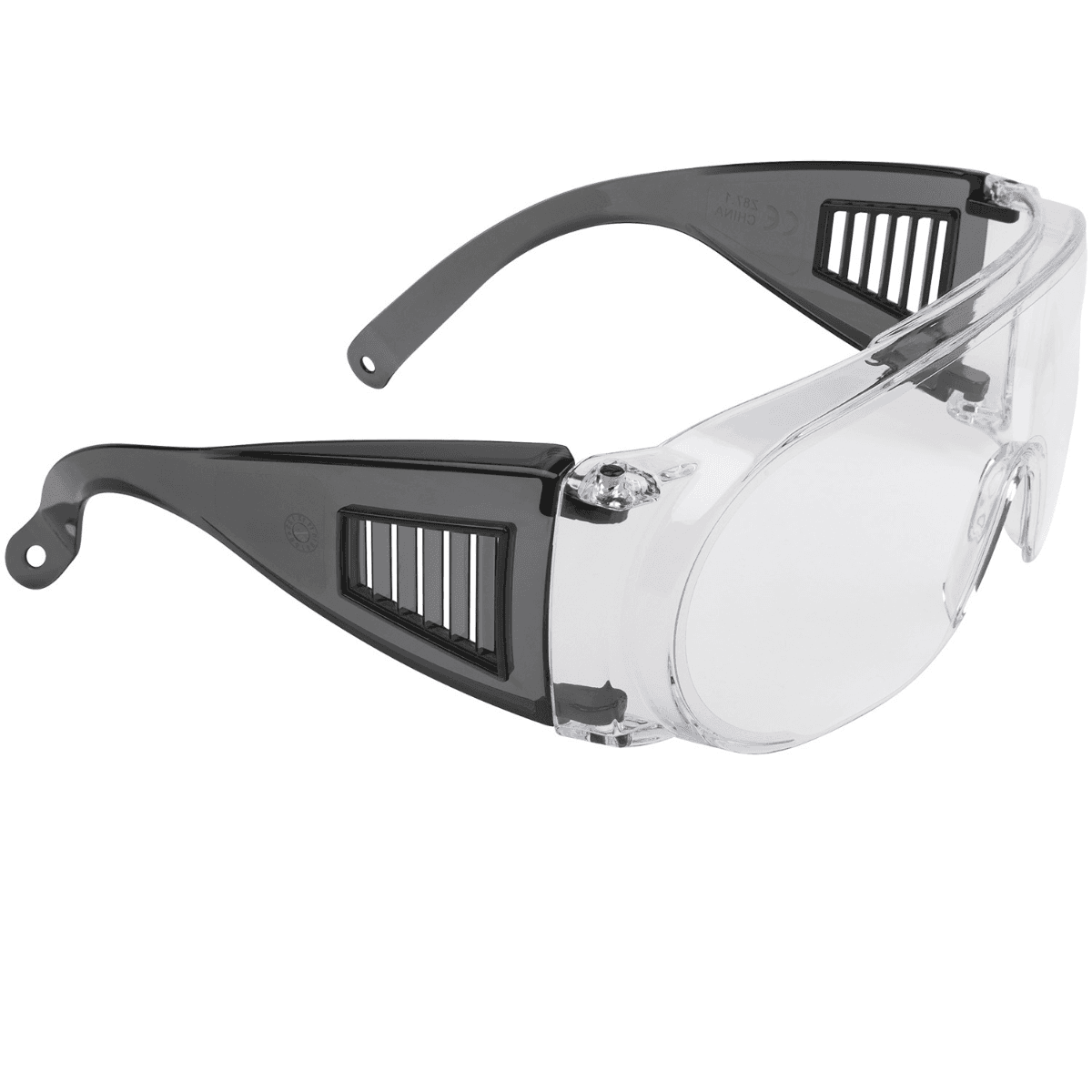 Allen Ultrx Safety Glasses, Clear Lens Black Frame - 4180 Allen Ultrx Safety Glasses, Clear Lens Black Frame - 4180