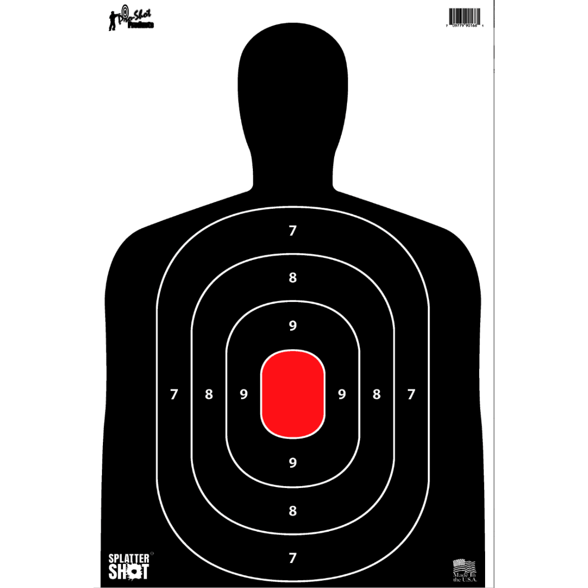 Pro-Shot SplatterShot Targets, Black/Red Hanging Heavy Paper 12" x 18" 8 Pack - SILH8PK Pro-Shot SplatterShot Targets, Black/Red Hanging Heavy Paper 12" x 18" 8 Pack - SILH8PK