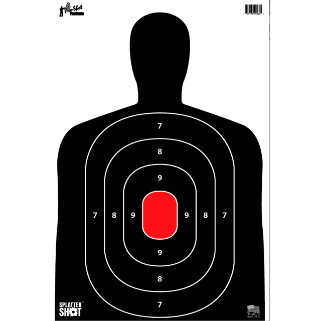 Pro-Shot SplatterShot Targets, Black/Red Hanging Heavy Paper 12" x 18" 8 Pack - SILH8PK Pro-Shot SplatterShot Targets, Black/Red Hanging Heavy Paper 12" x 18" 8 Pack - SILH8PK