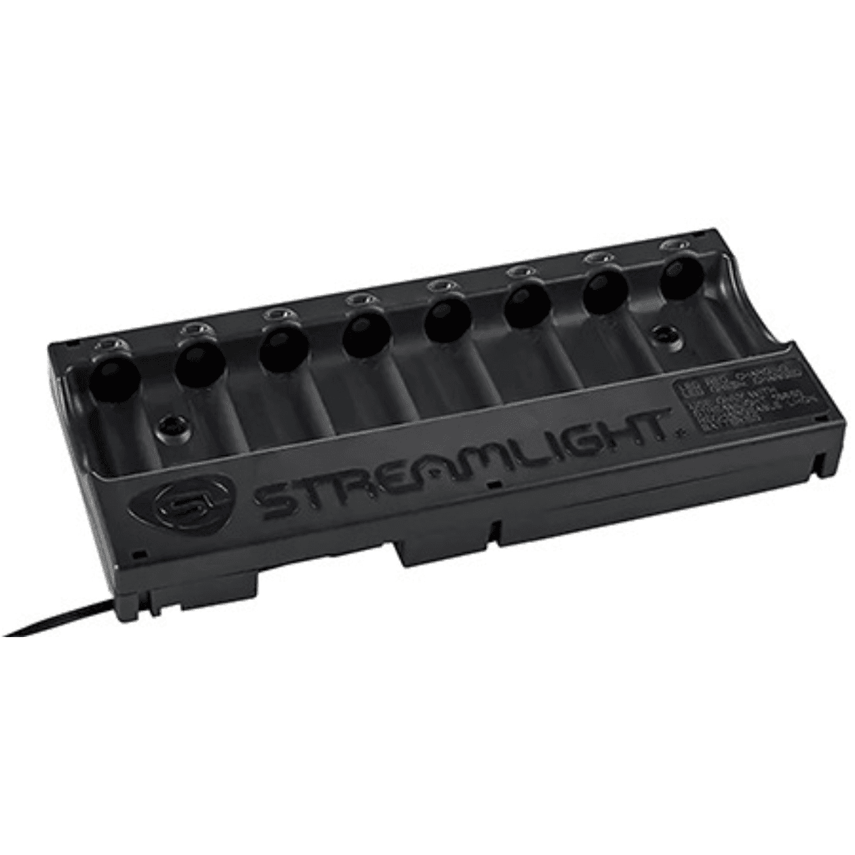 Streamlight 8-Unit Bank Charger, Black SL-59/CR123A Battery 12V DC - 20233 Streamlight 8-Unit Bank Charger, Black SL-59/CR123A Battery 12V DC - 20233