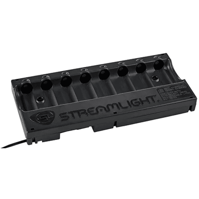 Streamlight 8-Unit Bank Charger, Black SL-59/CR123A Battery 12V DC - 20233 Streamlight 8-Unit Bank Charger, Black SL-59/CR123A Battery 12V DC - 20233