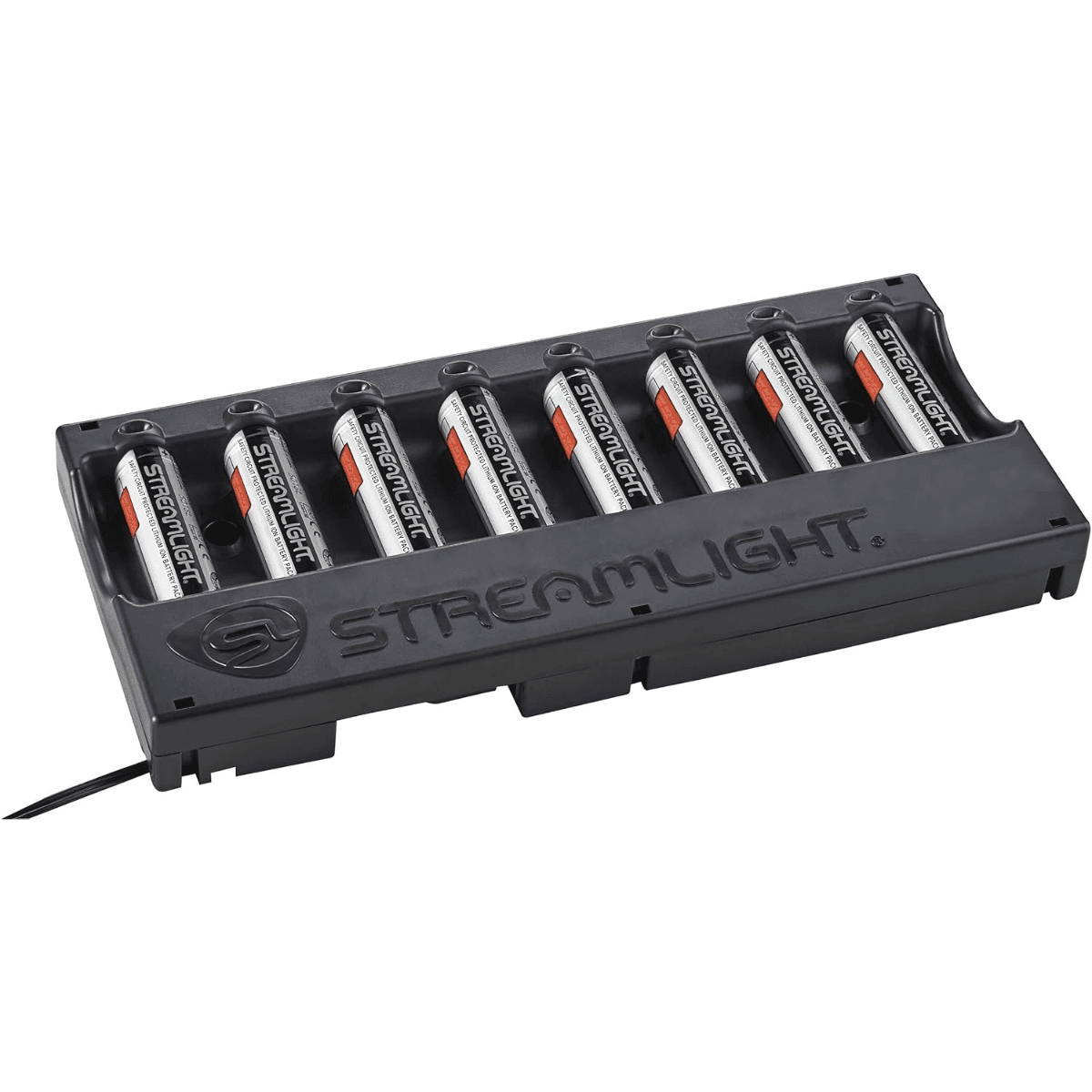 Streamlight 8-Unit Bank Charger, Black SL-59/CR123A Battery 100V/120V/AC - 20231 Streamlight 8-Unit Bank Charger, Black SL-59/CR123A Battery 100V/120V/AC - 20231