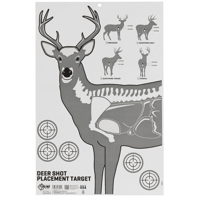 Allen Deer Vitals Corrugated Target, Hanging Paper 23" x 35" - 15810 Allen Deer Vitals Corrugated Target, Hanging Paper 23" x 35" - 15810