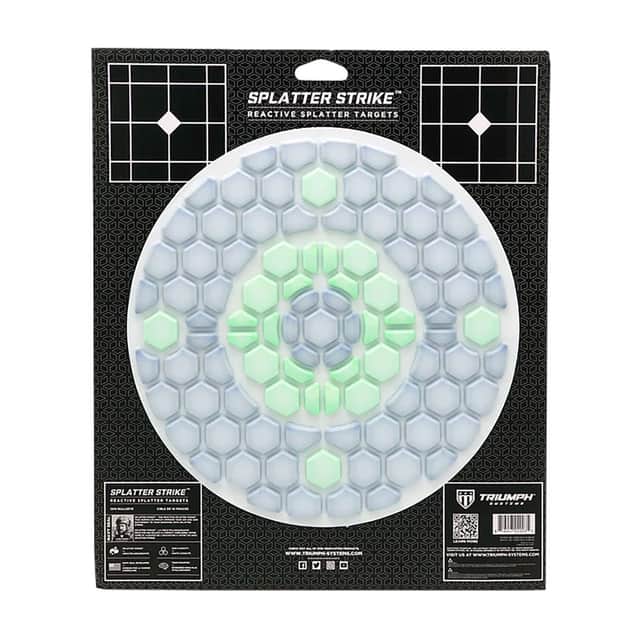 Triumph Systems Splatter Strike Reactive Splatter Target Bullseye Hanging Corrugate - 031502001 Triumph Systems Splatter Strike Reactive Splatter Target Bullseye Hanging Corrugate - 031502001