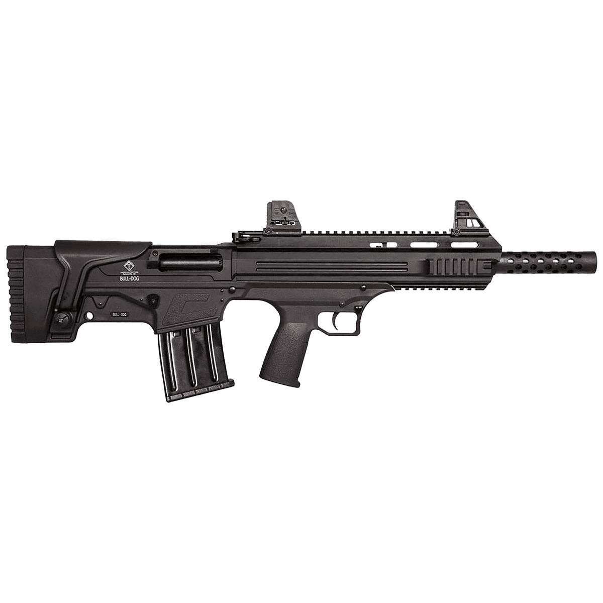 ATI Bulldog Tactical Shotgun, 16" Black Steel Barrel 3" Chamber Black Aluminum Receiver Picatinny Rail Black Fixed Bullpup Stoc & Grip 5+1rd 410 Gauge - ATIG410BDB ATI Bulldog Tactical Shotgun, 16" Black Steel Barrel 3" Chamber Black Aluminum Receiver Picatinny Rail Black Fixed Bullpup Stoc & Grip 5+1rd 410 Gauge - ATIG410BDB
