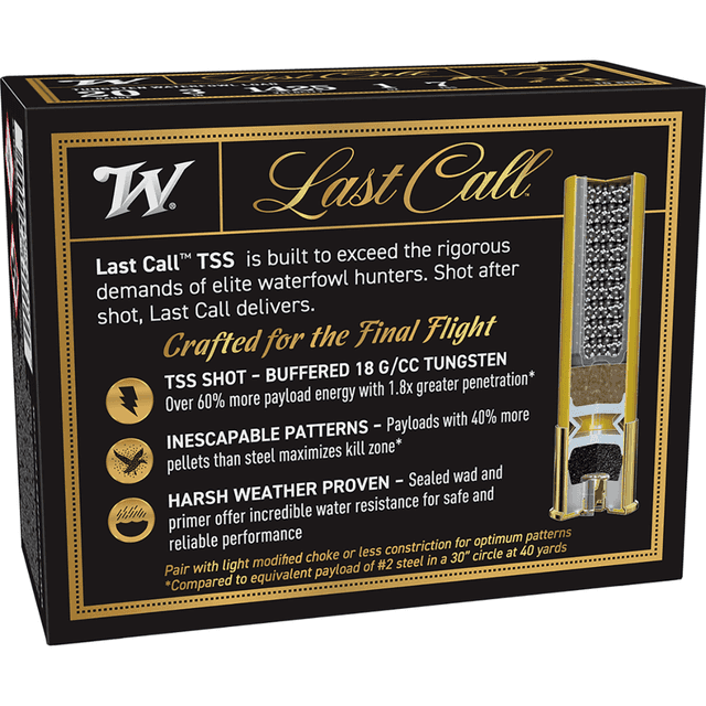 Winchester Ammo Last Call Shotshells, 3" 1oz Tungsten 7Shot 20 Gauge 10 Per Box/10 Case - LCTSS2037 Winchester Ammo Last Call Shotshells, 3" 1oz Tungsten 7Shot 20 Gauge 10 Per Box/10 Case - LCTSS2037