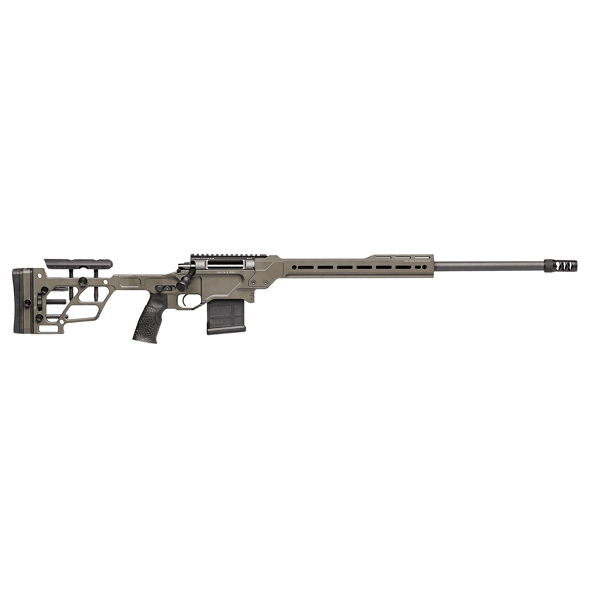 Daniel Defense 4215910730 Delta 5 Pro 6.5 Creedmoor 24" 10+1 Black Hard Coat Anodized Black Adjustable w/Adjustable Cheek Piece & LOP Stock Black Polymer Grip Right Hand Daniel Defense 4215910730 Delta 5 Pro 6.5 Creedmoor 24" 10+1 Black Hard Coat Anodized Black Adjustable w/Adjustable Cheek Piece & LOP Stock Black Polymer Grip Right Hand