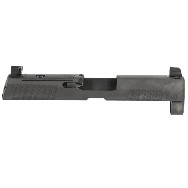 Sig Sauer P320 Slide Assembly, Nitride Black Stainless Steel Optic Ready Slide XRAY3 Suppressor Sights Compatible With ROMEO1 PRO ROMEO2 Sig P320 9mm Luger - 8900958 Sig Sauer P320 Slide Assembly, Nitride Black Stainless Steel Optic Ready Slide XRAY3 Suppressor Sights Compatible With ROMEO1 PRO ROMEO2 Sig P320 9mm Luger - 8900958