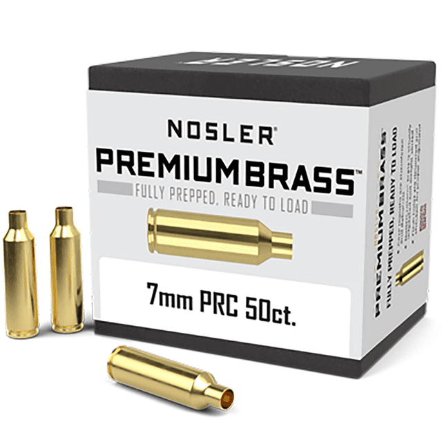 Nosler Premium Brass Unprimed Cases, 7mm PRC Rifle Brass 50/Box - 17890 Nosler Premium Brass Unprimed Cases, 7mm PRC Rifle Brass 50/Box - 17890