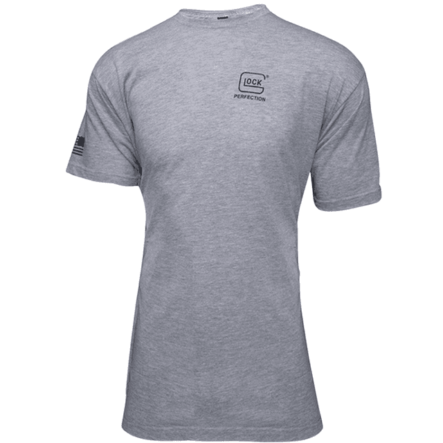 Glock We've Got Your Six Short Sleeve Shirt, Gray Cotton/Polyester 3XL - AP95685 Glock We've Got Your Six Short Sleeve Shirt, Gray Cotton/Polyester 3XL - AP95685