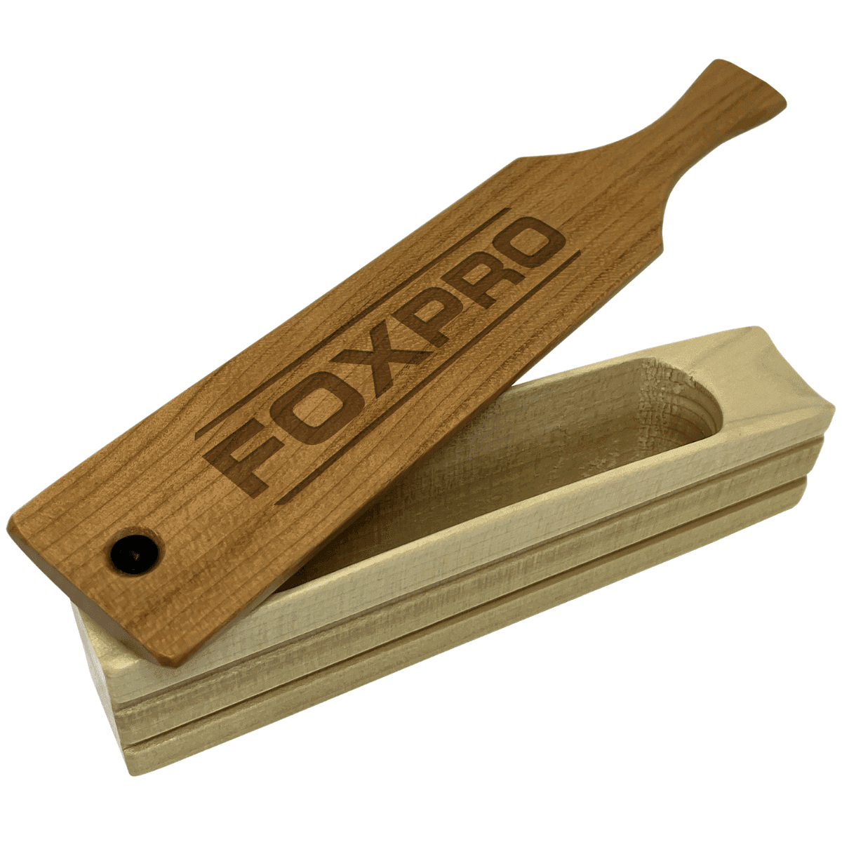 Foxpro Popbox Box Call, Brown 12.60'' L Turkey Sounds - POPLARBOX Foxpro Popbox Box Call, Brown 12.60'' L Turkey Sounds - POPLARBOX