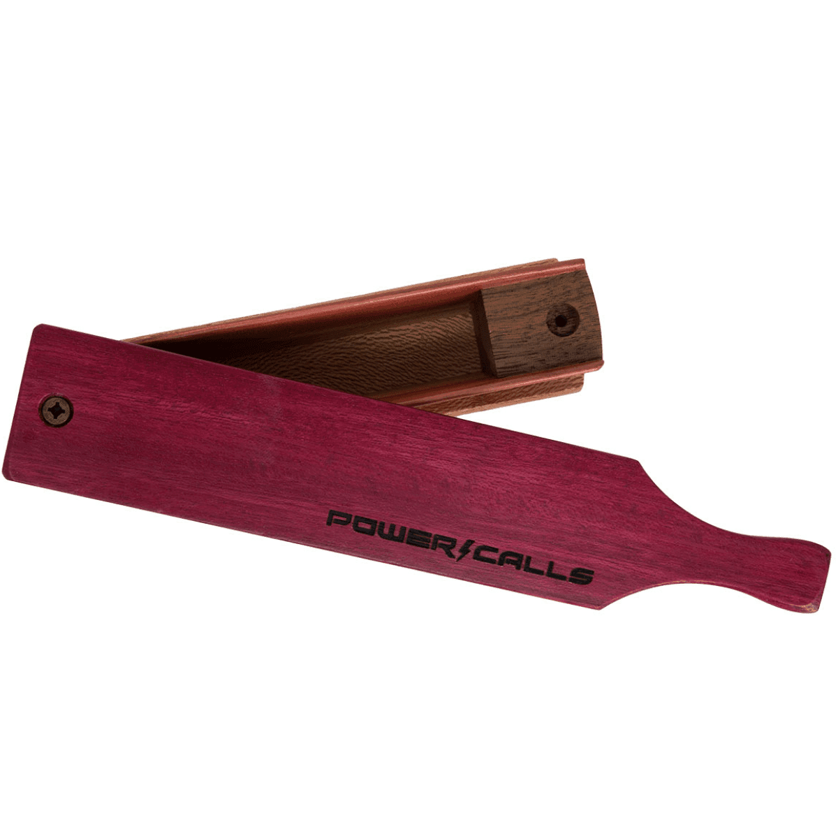 Power Calls Force Turkey Box Call, Double-Sided Variety of Sounds Cedar Side Walls Sycamore Base Laser-Engraved Lid - 24266 Power Calls Force Turkey Box Call, Double-Sided Variety of Sounds Cedar Side Walls Sycamore Base Laser-Engraved Lid - 24266