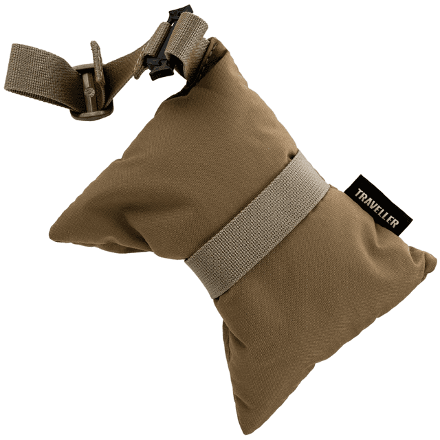 Mdt Sporting Goods Inc Traveller Shooting Bag, Coyote Brown Nylon Webbing Straps 500D Cordura Fabric House Fill 1lb - 108049COY Mdt Sporting Goods Inc Traveller Shooting Bag, Coyote Brown Nylon Webbing Straps 500D Cordura Fabric House Fill 1lb - 108049COY