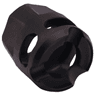 True Precision Inc TPYMICROBC Micro Compensator Y-Type Black DLC 416R Stainless Steel 1/2"x28 Threads 9mm/380 ACP True Precision Inc TPYMICROBC Micro Compensator Y-Type Black DLC 416R Stainless Steel 1/2"x28 Threads 9mm/380 ACP