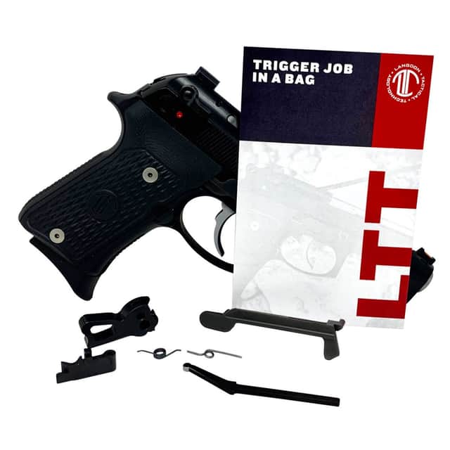 Langdon Tactical Trigger Job In A Bag Black Curved for Beretta 92/96/M9 Right Hand - 92TJIBE13 Langdon Tactical Trigger Job In A Bag Black Curved for Beretta 92/96/M9 Right Hand - 92TJIBE13
