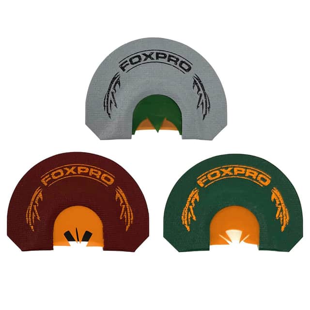 Foxpro Beardtaker Combo Diaphragm Turkey Calls Gray/Green/Red 3 Pack - CSBRDTKRCOMBO Foxpro Beardtaker Combo Diaphragm Turkey Calls Gray/Green/Red 3 Pack - CSBRDTKRCOMBO