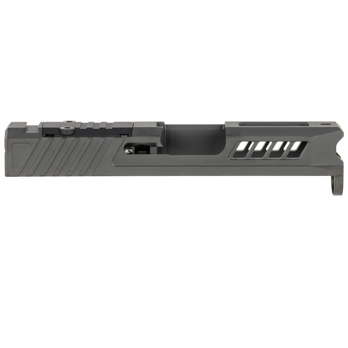 True Precision Inc Axiom Optic Cut Slide Fits Glock 43 Black DLC Anodized 416R Stainless Steel - TPG43SBCRMS True Precision Inc Axiom Optic Cut Slide Fits Glock 43 Black DLC Anodized 416R Stainless Steel - TPG43SBCRMS