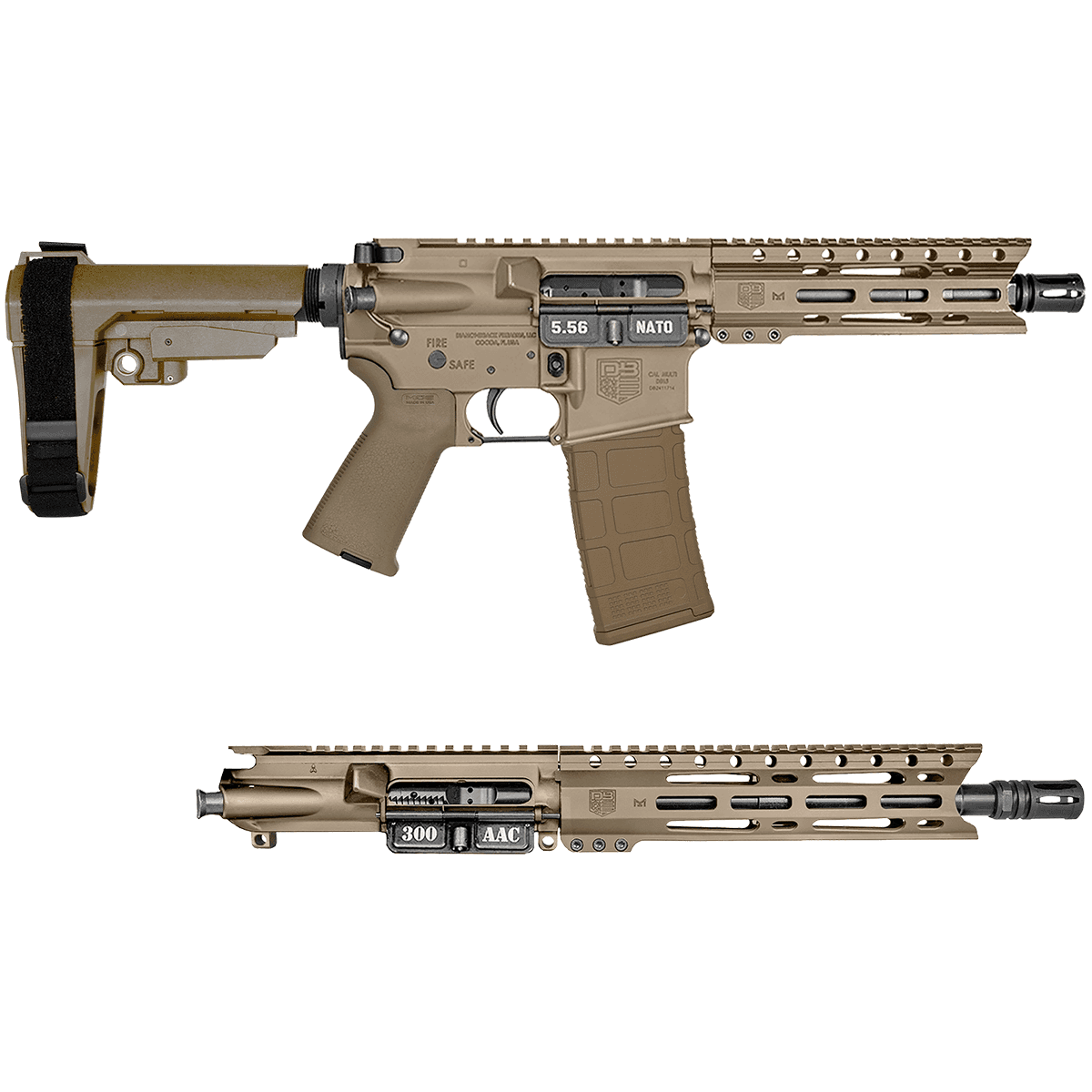 Diamondback DB195AK061 DB15 5.56/300BLK 30rd 7"/10" AR-15 Pistol Diamondback DB195AK061 DB15 5.56/300BLK 30rd 7"/10" AR-15 Pistol