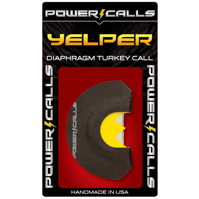 Power Calls Yelper Game Call, Black/Yellow Diaphragm Call Turkey Sounds - 24234 Power Calls Yelper Game Call, Black/Yellow Diaphragm Call Turkey Sounds - 24234