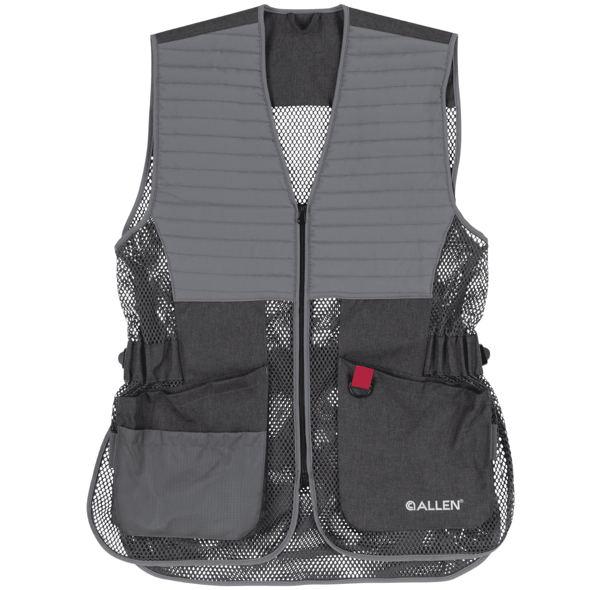 Allen Competitor Shooting Vest, M/L Gray - 7910 Allen Competitor Shooting Vest, M/L Gray - 7910