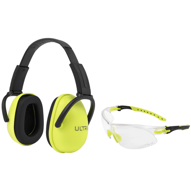 Allen Sound Blocker Ear & Eye Protection Combo, 23 dB Lime Green Youth - 4176 Allen Sound Blocker Ear & Eye Protection Combo, 23 dB Lime Green Youth - 4176