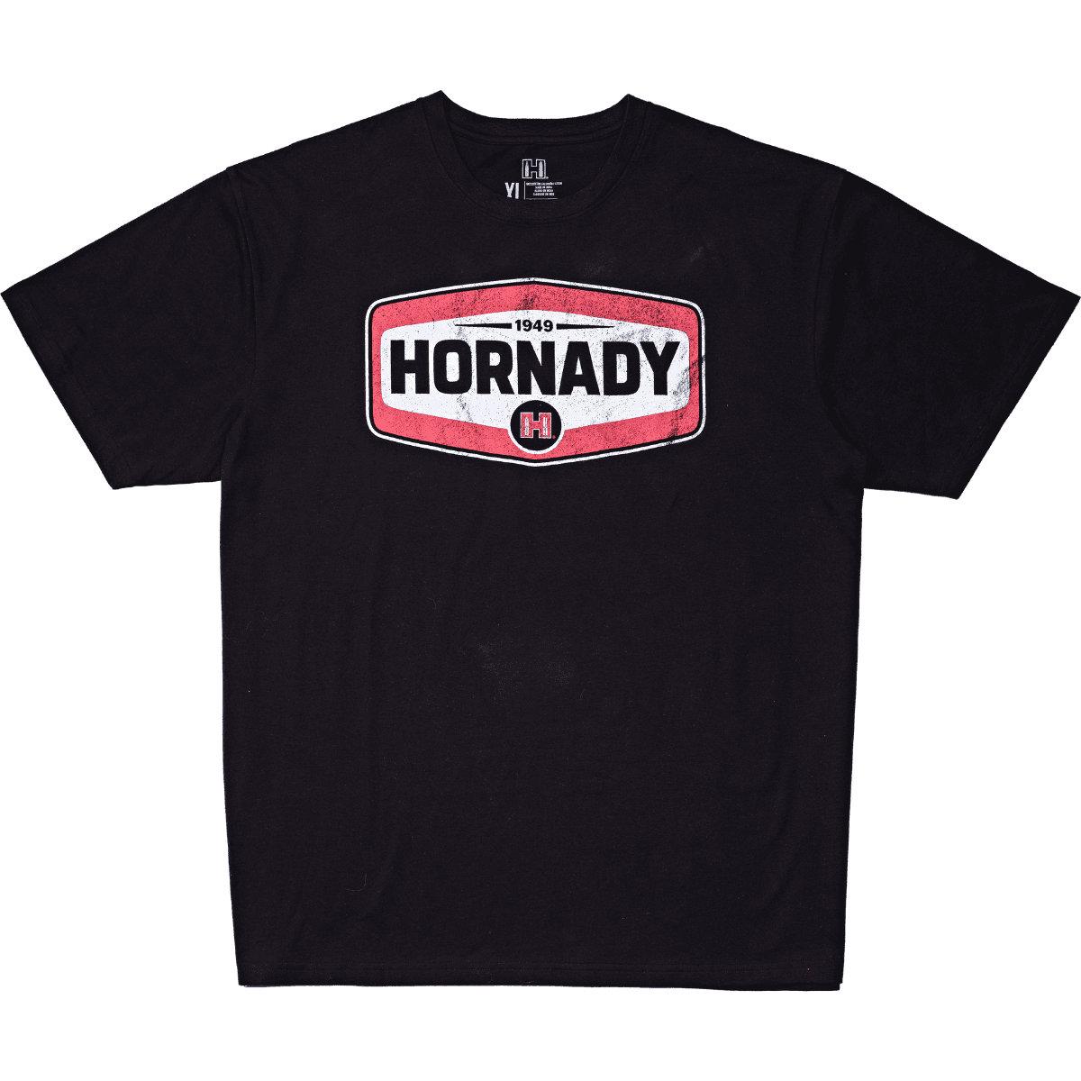 Hornady Hornady Graphic Tee Shirt, Black Cotton Short Sleeve Large - 99607L Hornady Hornady Graphic Tee Shirt, Black Cotton Short Sleeve Large - 99607L