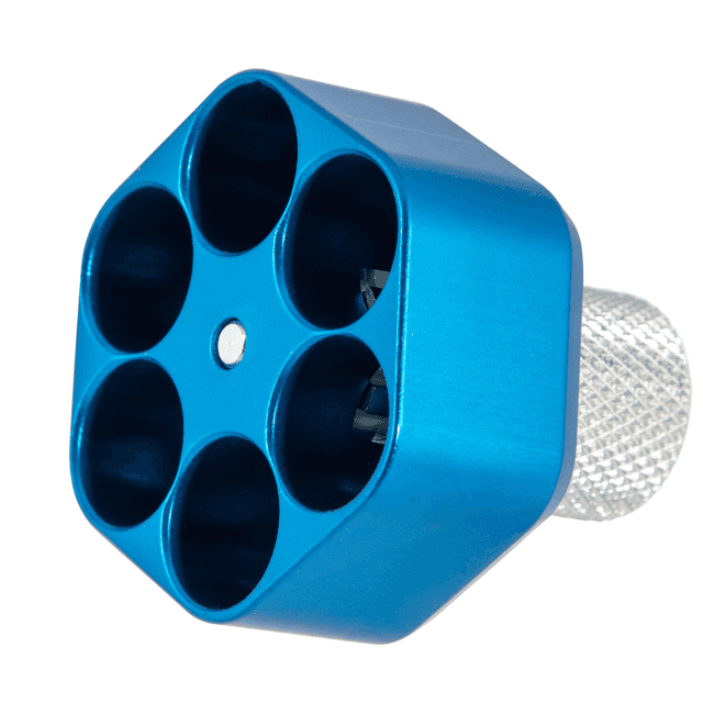 Pachmayr Competition Speedloader for S&W N Frame, Aluminum, Blue Finish, Holds 6 Rounds - 02655 Pachmayr Competition Speedloader for S&W N Frame, Aluminum, Blue Finish, Holds 6 Rounds - 02655