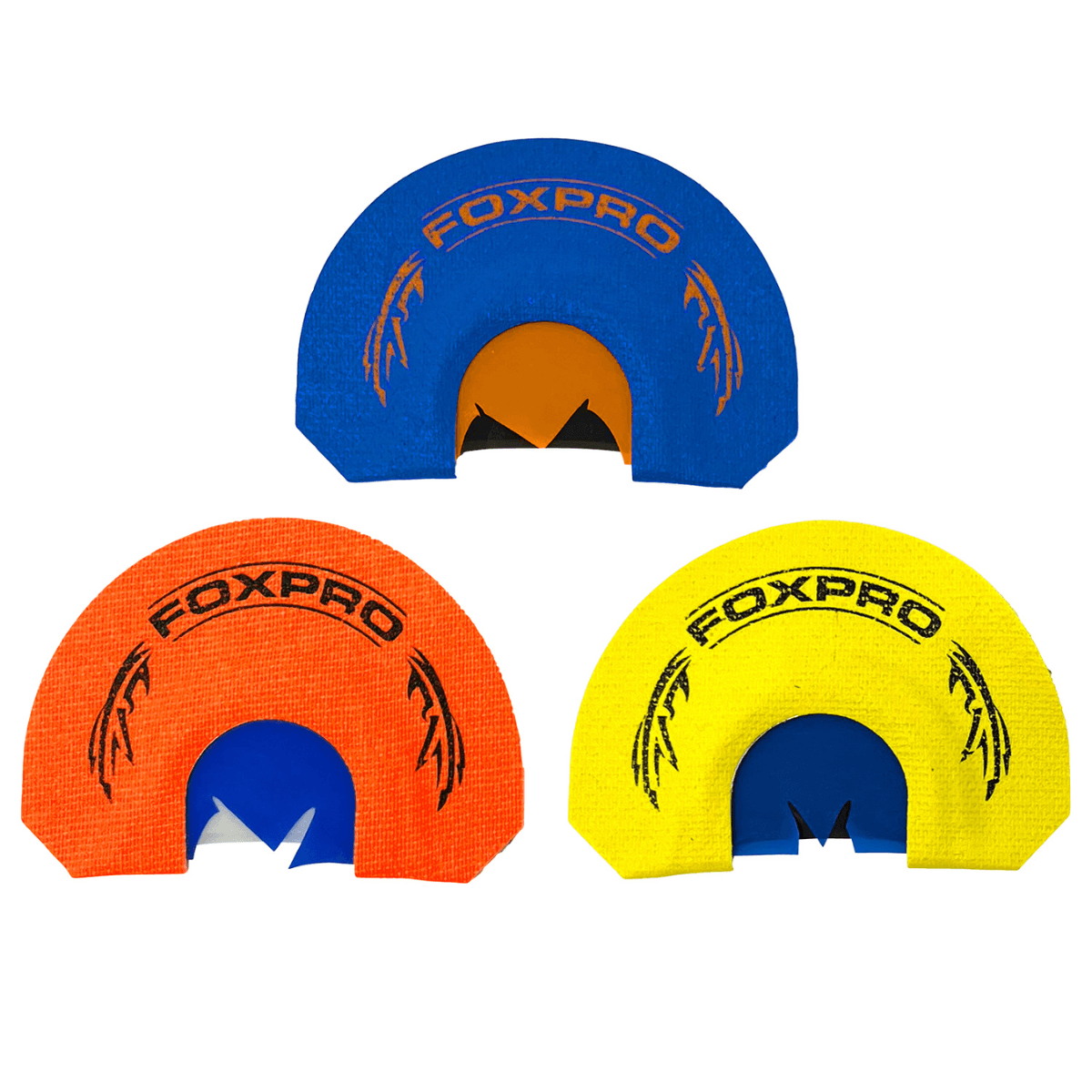 Foxpro Spurtaker Combo Diaphragm Call Attracts Turkey Blue/Orange/Yellow 3 Pack - CSSPURTKRCOMBO Foxpro Spurtaker Combo Diaphragm Call Attracts Turkey Blue/Orange/Yellow 3 Pack - CSSPURTKRCOMBO
