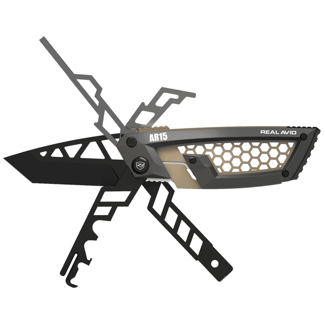 Real Avid AR-15 Gun Tool Edge, Stainless Steel 2.60" Tanto AR-Platform - AVGTEAR Real Avid AR-15 Gun Tool Edge, Stainless Steel 2.60" Tanto AR-Platform - AVGTEAR