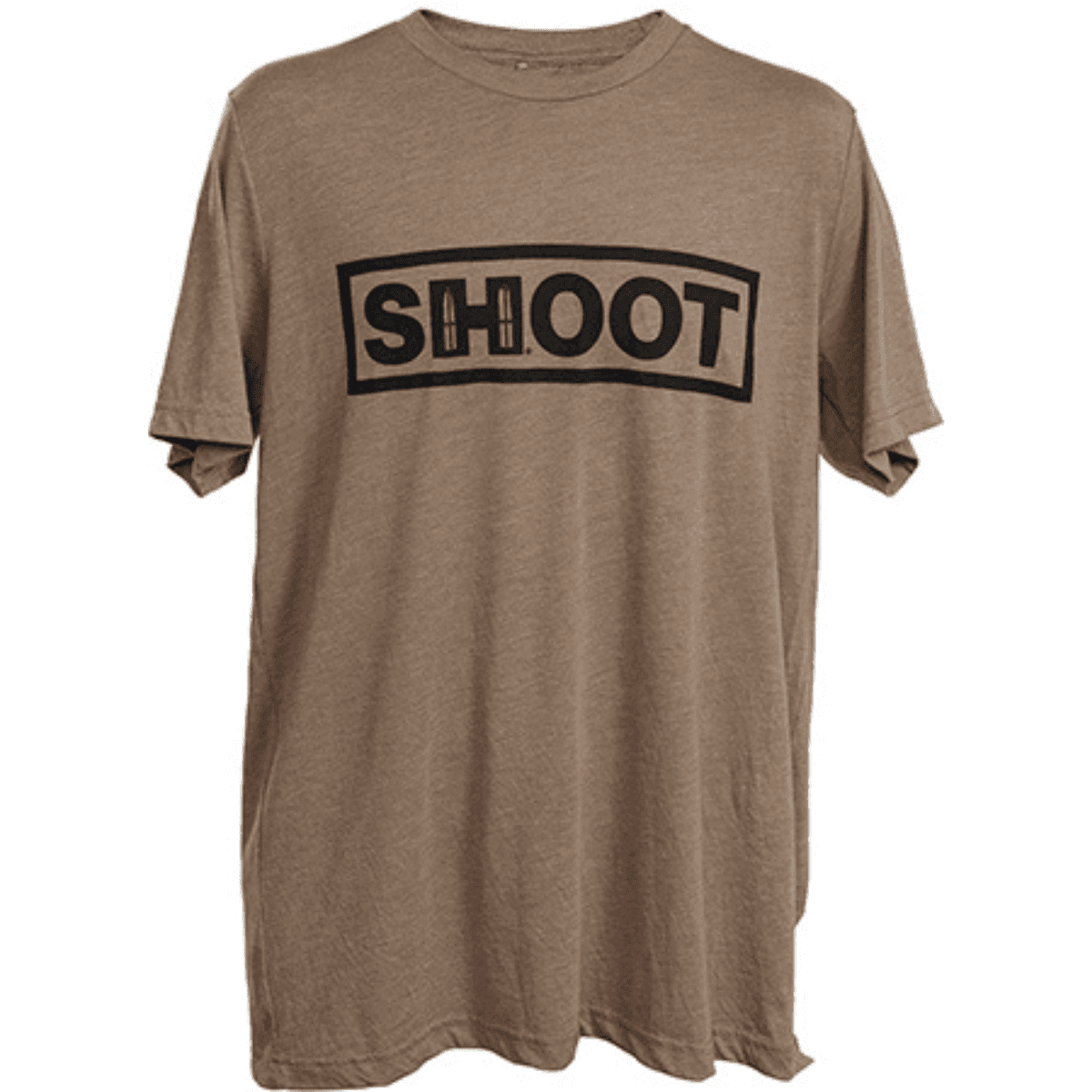 Hornady Shoot Graphic Tee Shirt, Brown Tri-Blend Short Sleeve XL - 99606XL Hornady Shoot Graphic Tee Shirt, Brown Tri-Blend Short Sleeve XL - 99606XL