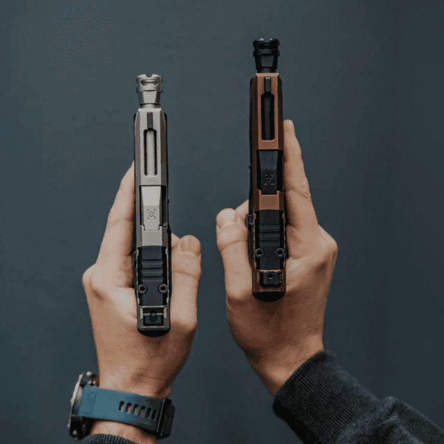 True Precision Inc Micro Compensator Y-Type, Black Nitride 416R Stainless Steel 1/2"x28 Threads 9mm/380 ACP - TPYMICROBL True Precision Inc Micro Compensator Y-Type, Black Nitride 416R Stainless Steel 1/2"x28 Threads 9mm/380 ACP - TPYMICROBL