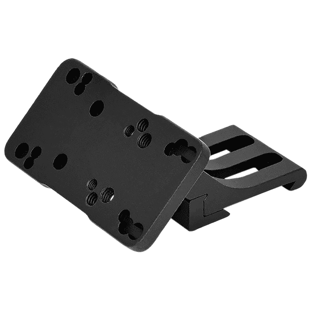 Warne Red-Dot Riser 45 Degree Offset Reflex, Left Hand Black Anodized Rifle - 6110ML Warne Red-Dot Riser 45 Degree Offset Reflex, Left Hand Black Anodized Rifle - 6110ML